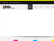 Tablet Screenshot of ideiagrafica.com